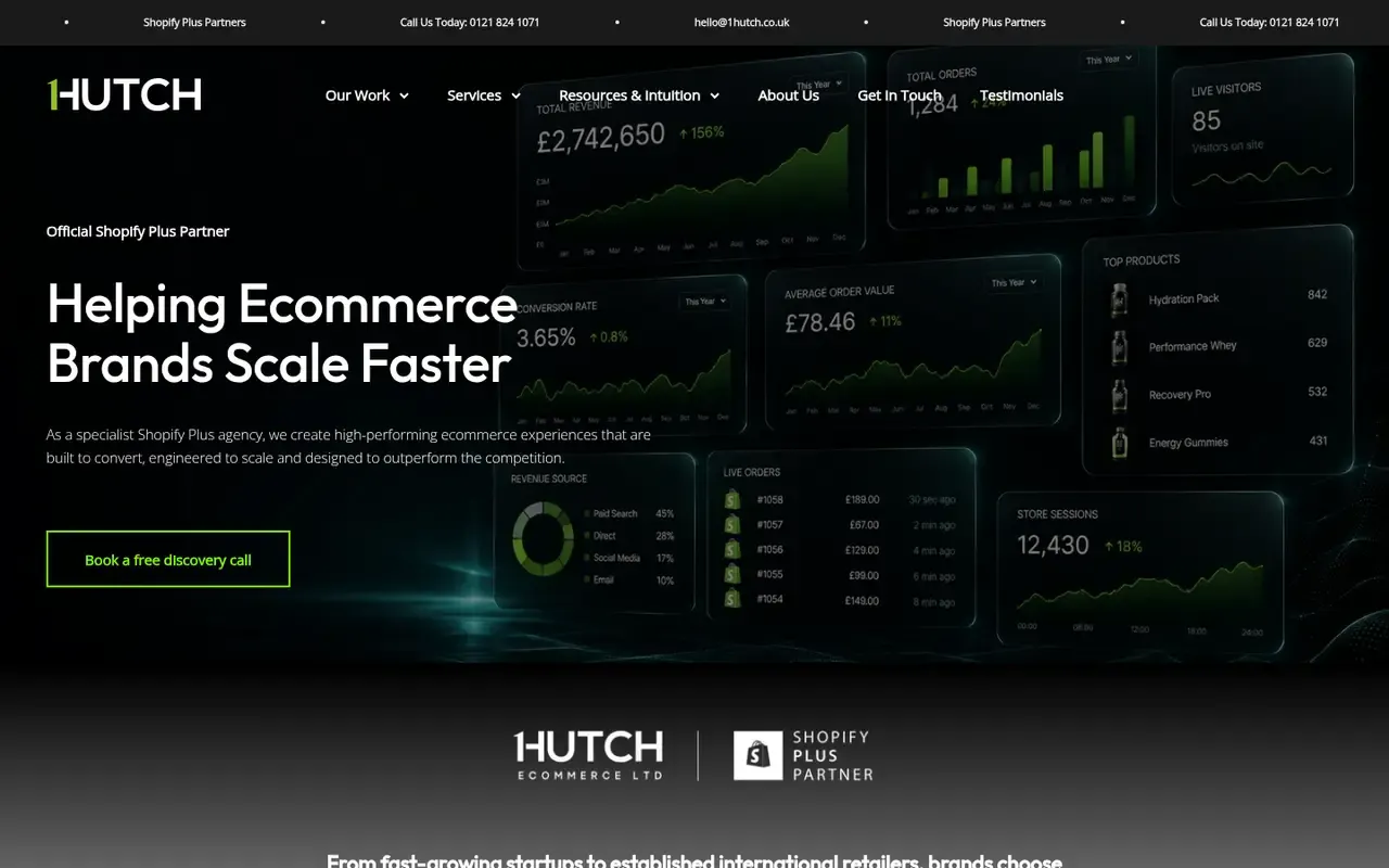 1HUTCH home page