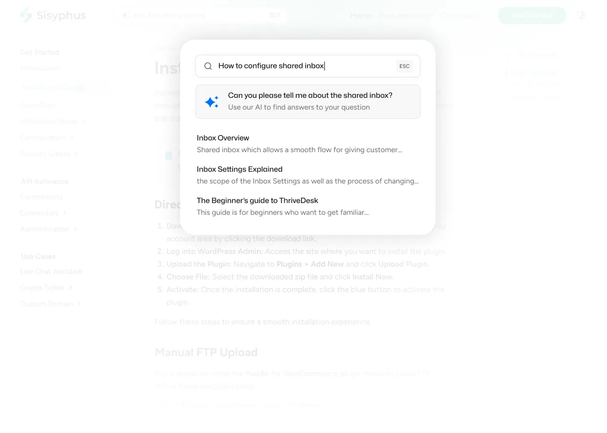 ThriveDesk AI Chat