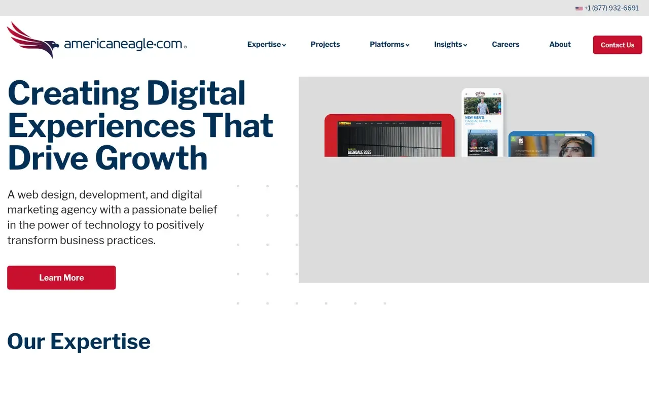 Americaneagle.com home page