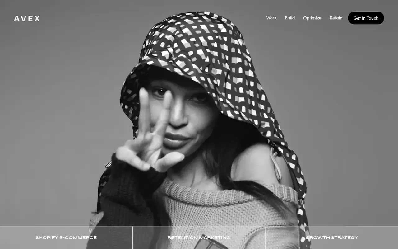 Avex home page