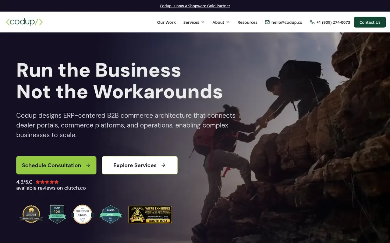Codup home page