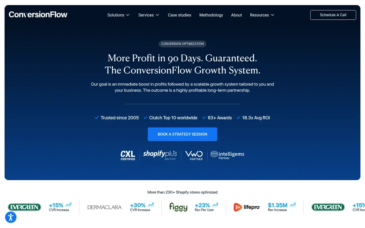 ConversionFlow home page