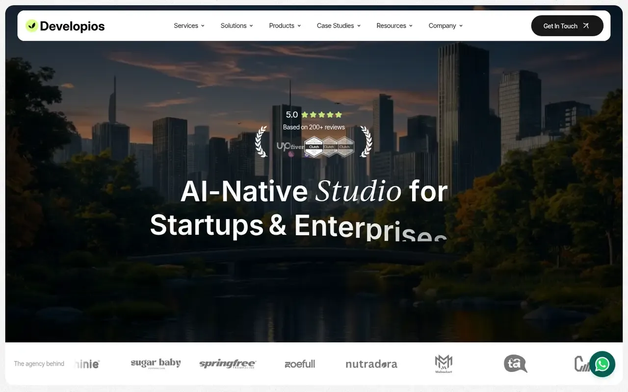 Developios home page