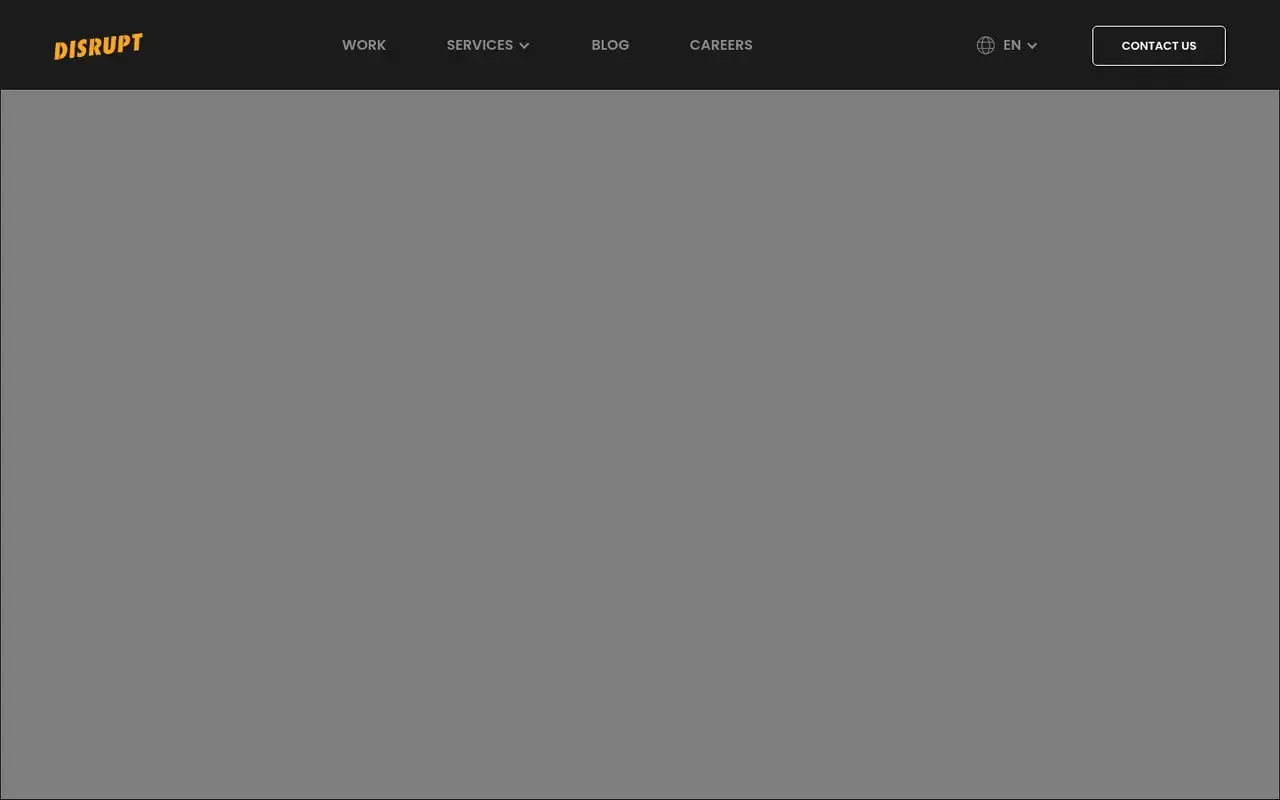 DISRUPT home page