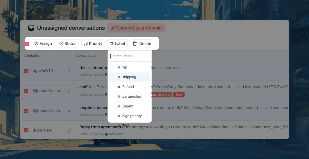 Bulk Actions, Smarter Attachments & Smoother Chat Performance