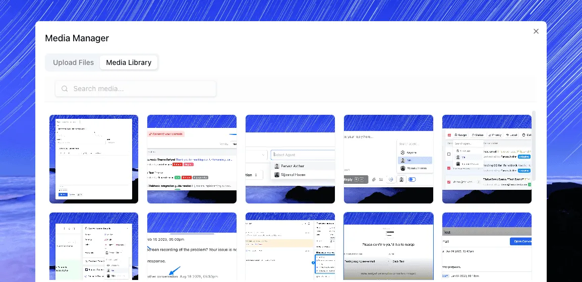 Media Manager & Video Support for Knowledge Base