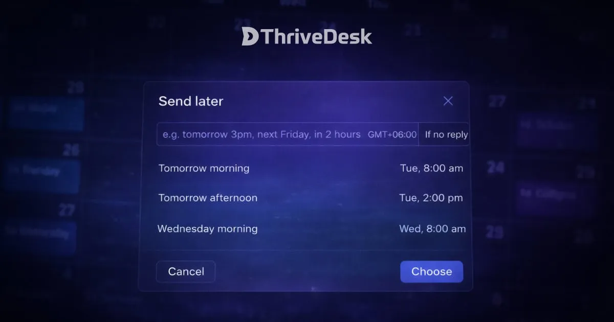 Introducing Schedule Reply
