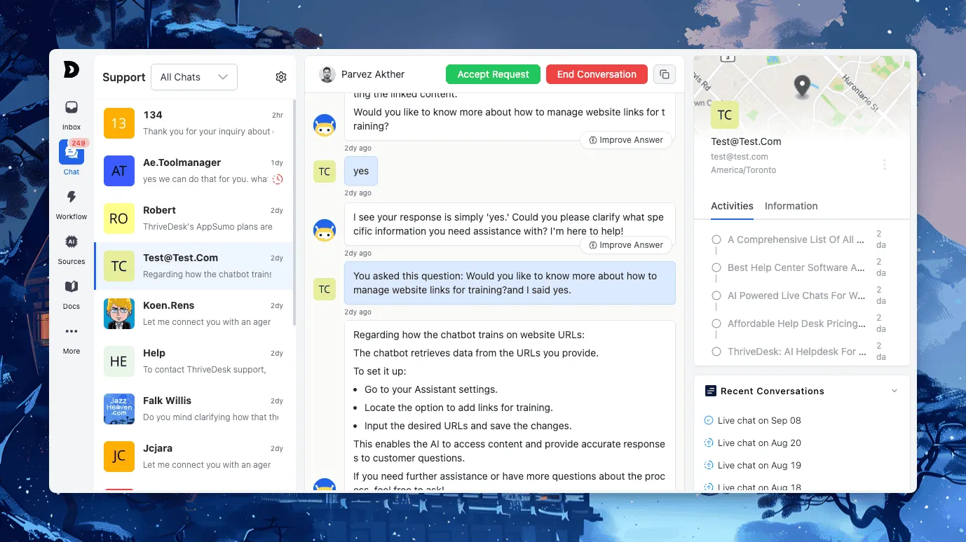 Redesigned Live Chat, Smarter AI Chatbot & Knowledge Hub