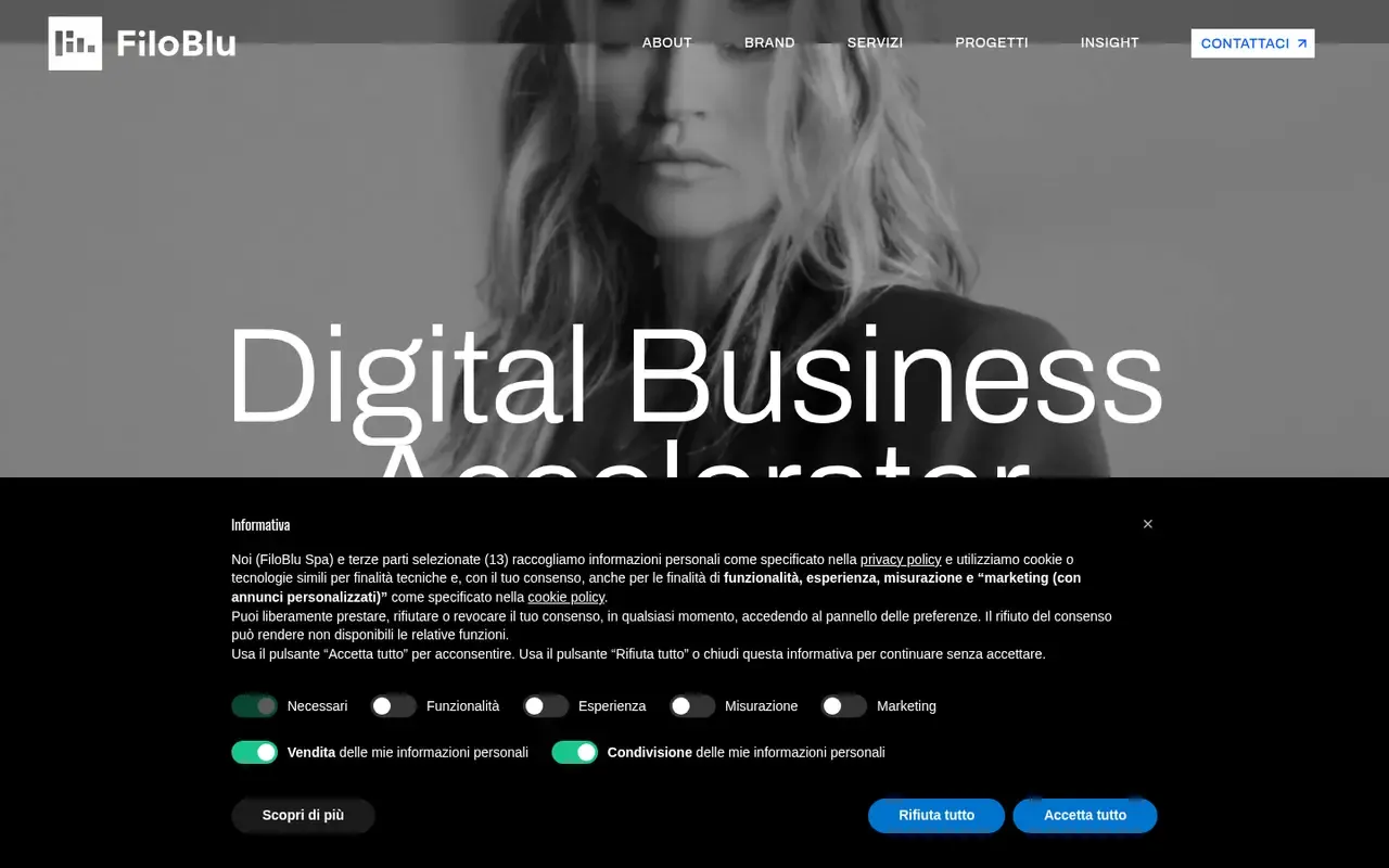 Filoblu home page