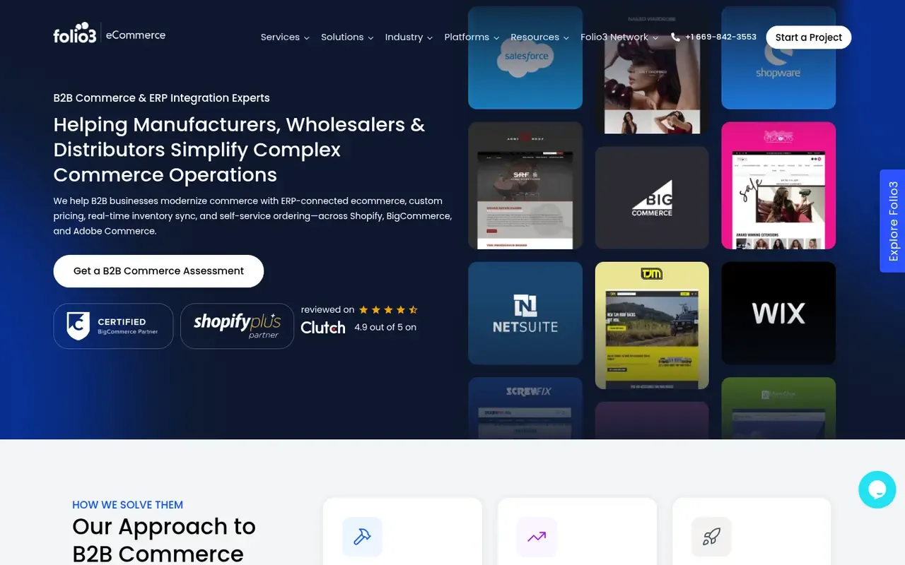 Folio3 home page