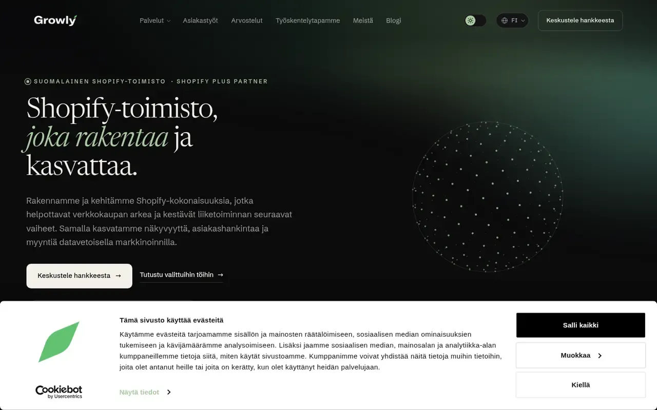 Growly home page
