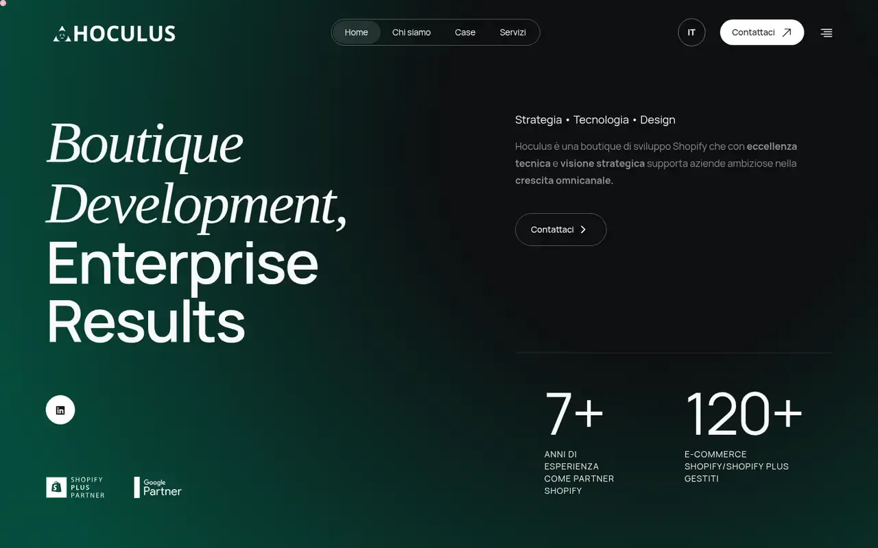 Hoculus home page