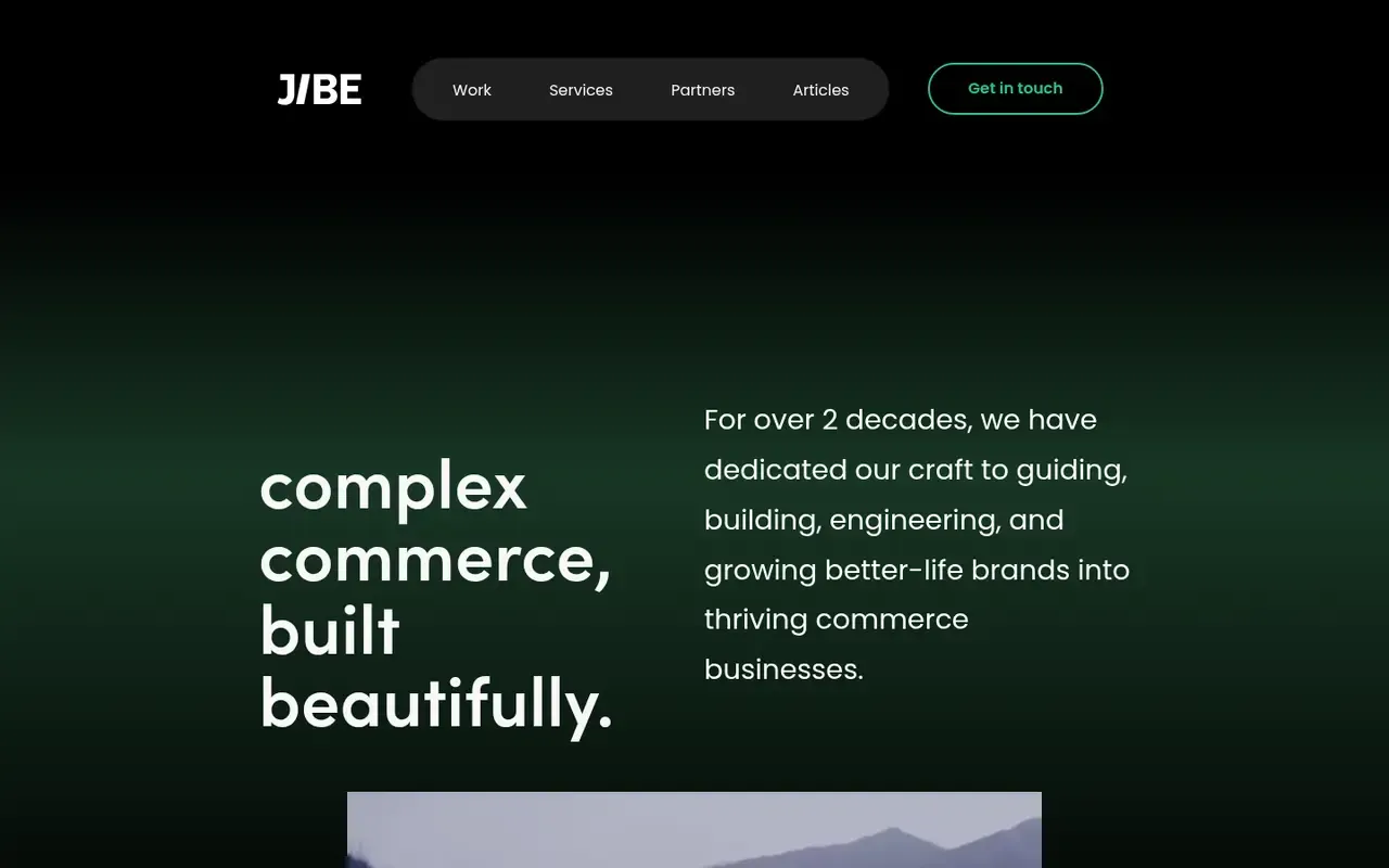 JIBE home page