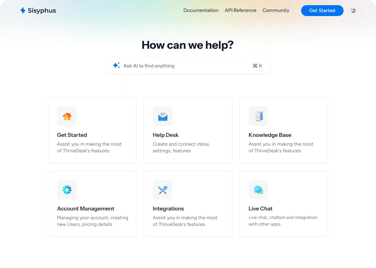 ThriveDesk Knowledge Base
