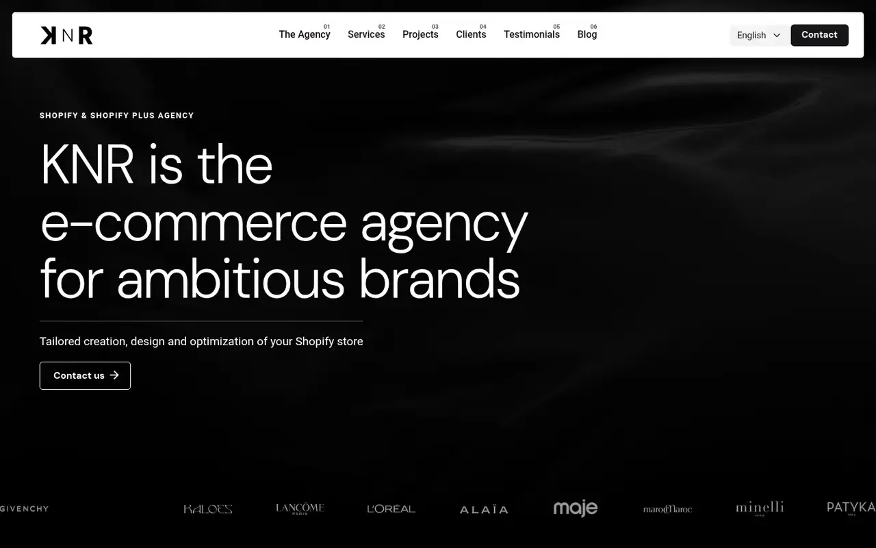 KNR Agency home page