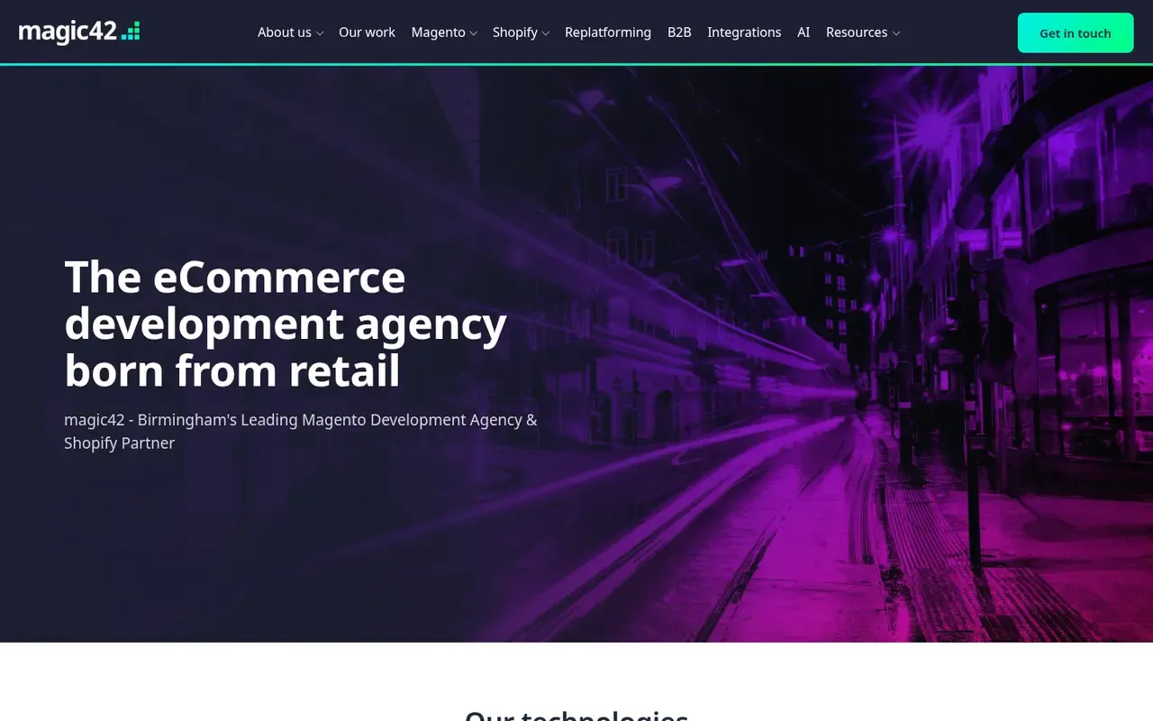magic42 home page