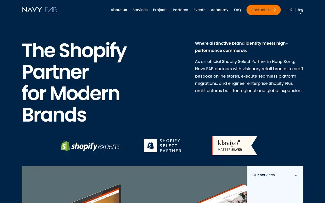 Navy FAB home page
