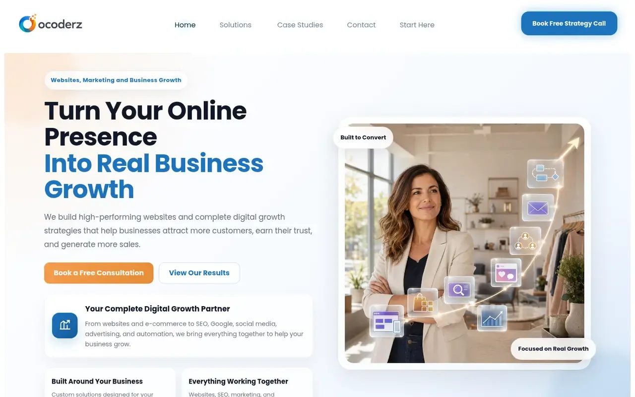 OCoderz home page