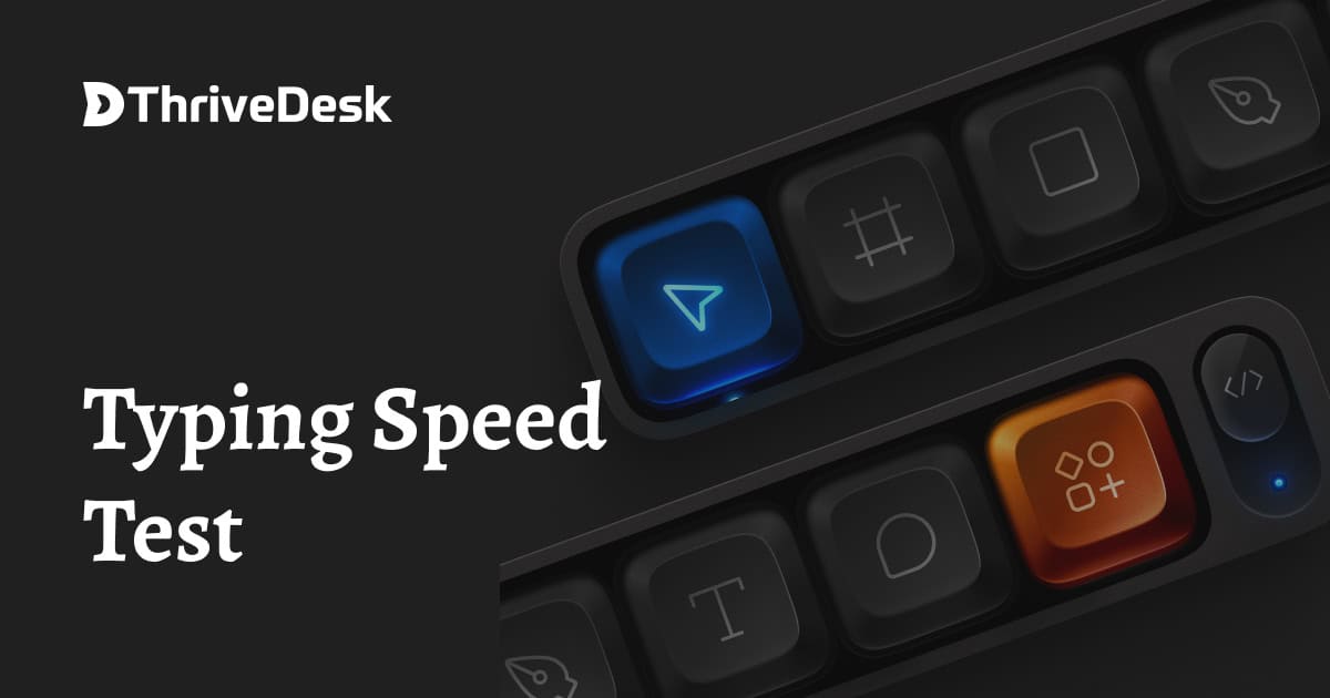 Typing speed test preview
