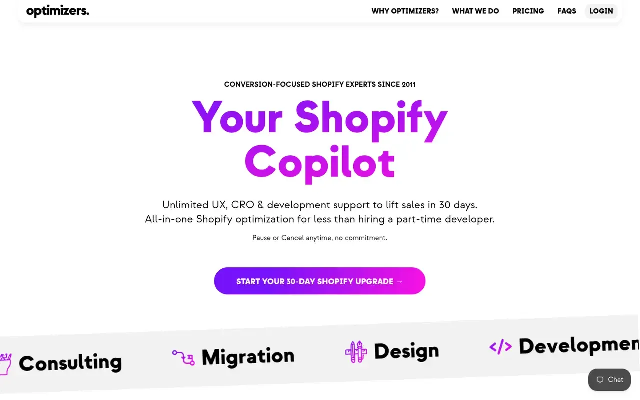 Optimizers home page