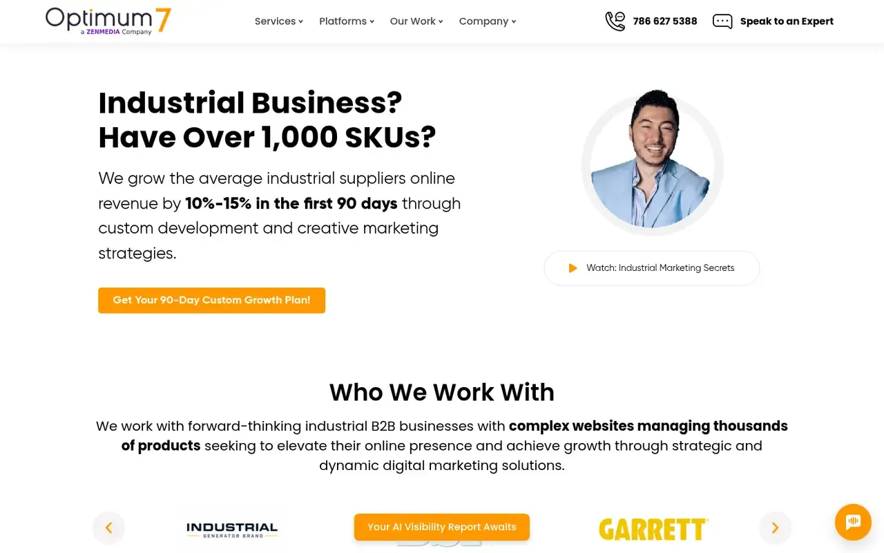 Optimum7 home page