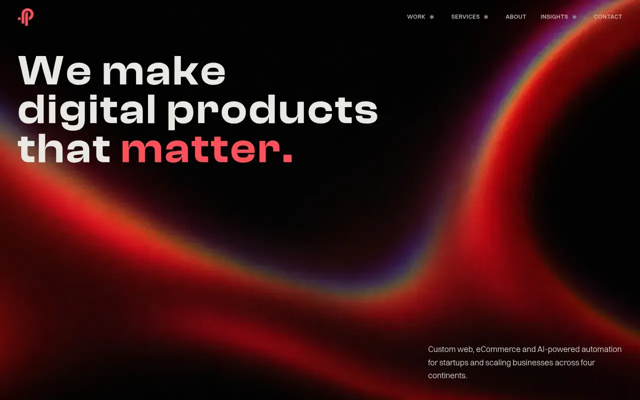 Presta home page