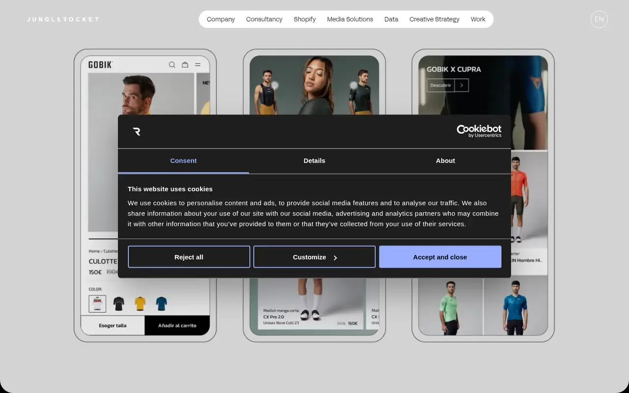 Rocket Digital home page