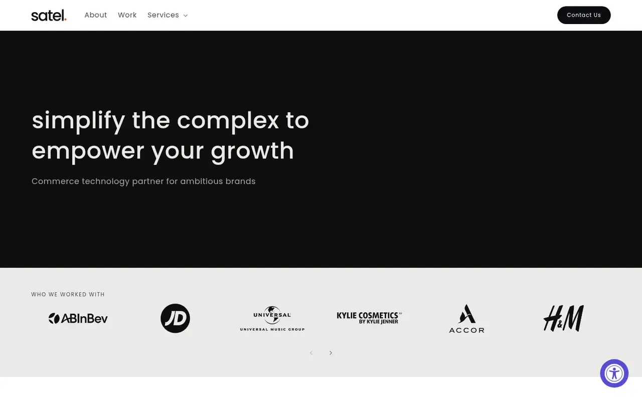 Satel home page