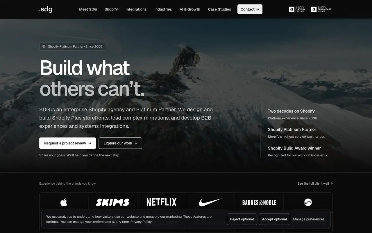 SDG home page