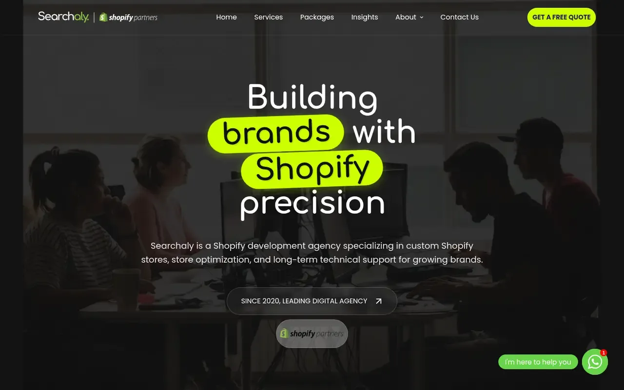 Searchaly home page