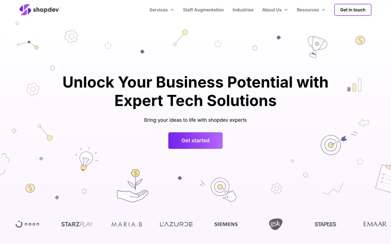 shopdev home page
