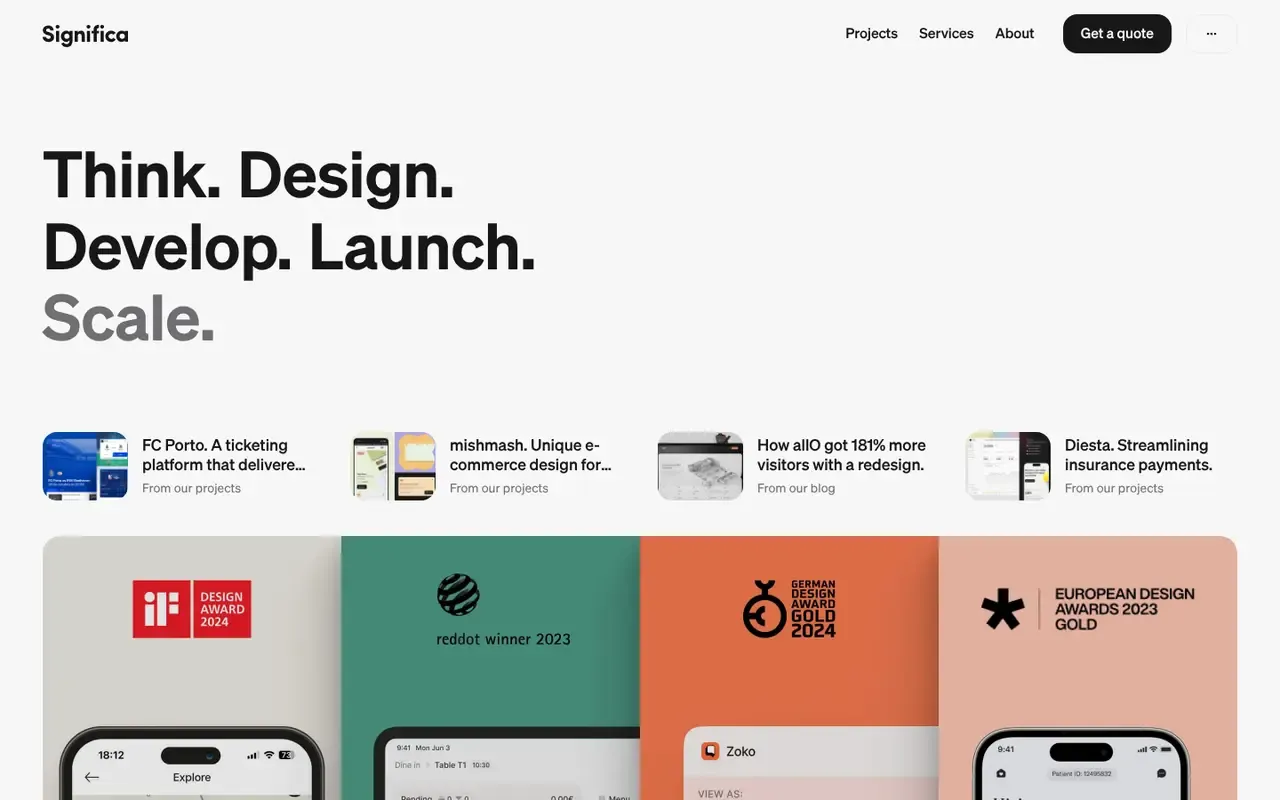 Significa home page