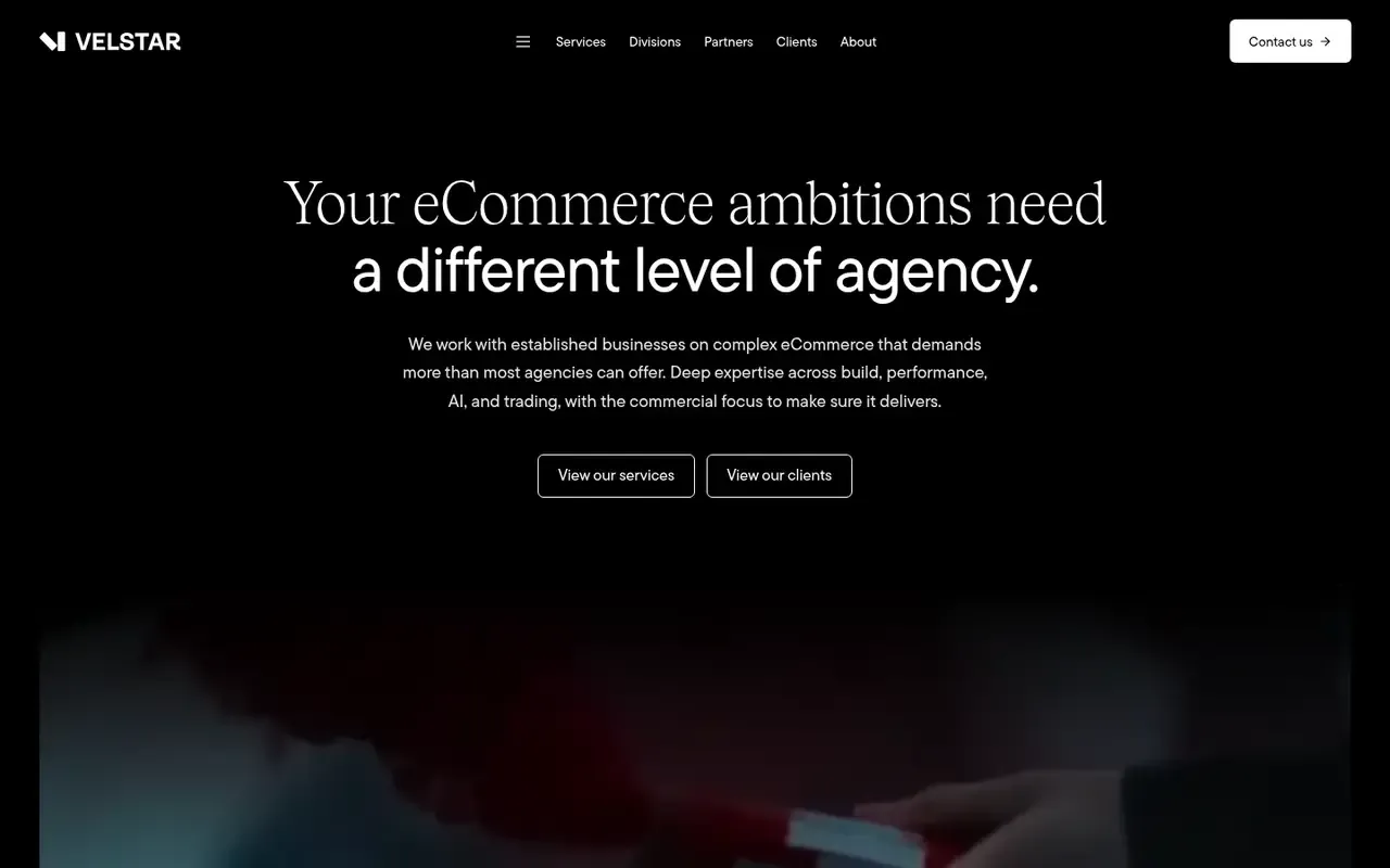 Velstar home page