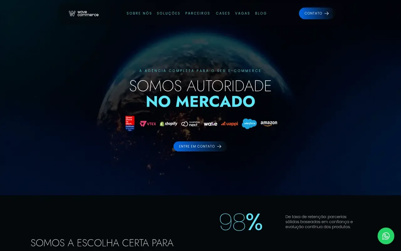 Wave Commerce home page
