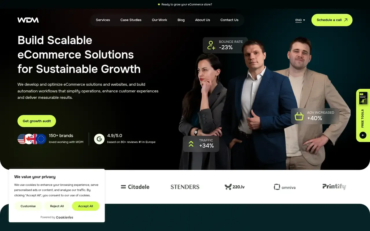WD Market home page