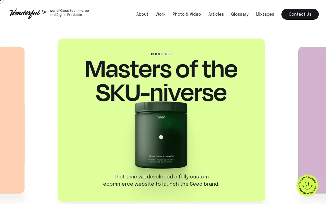 Wonderful Collective home page