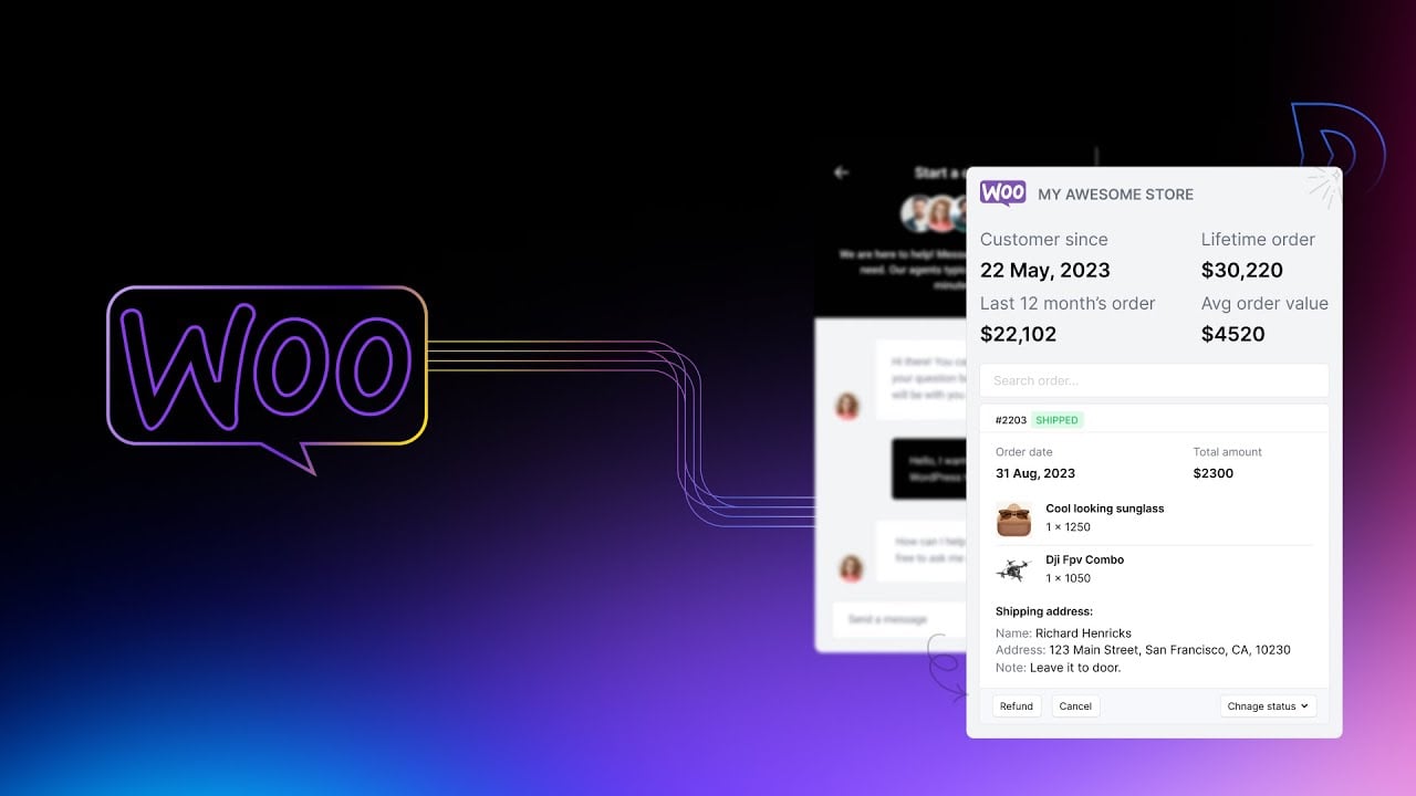 WooCommerce Helpdeks plugin