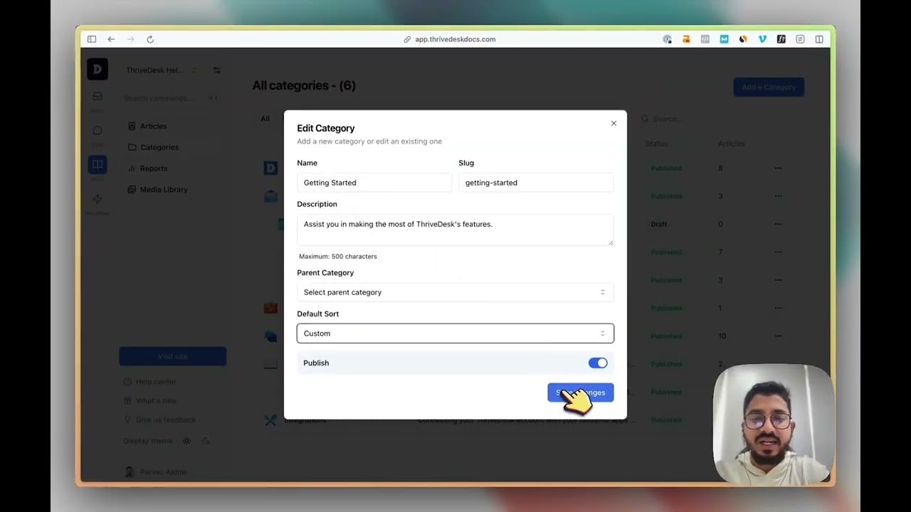 Knowledge Base Article Ordering