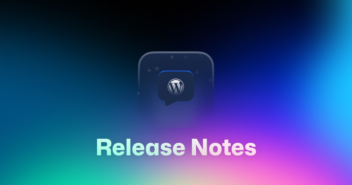 Notes de version de février : Plugin WordPress 2.0, nouvel Auth, Onboarding, et plus encore