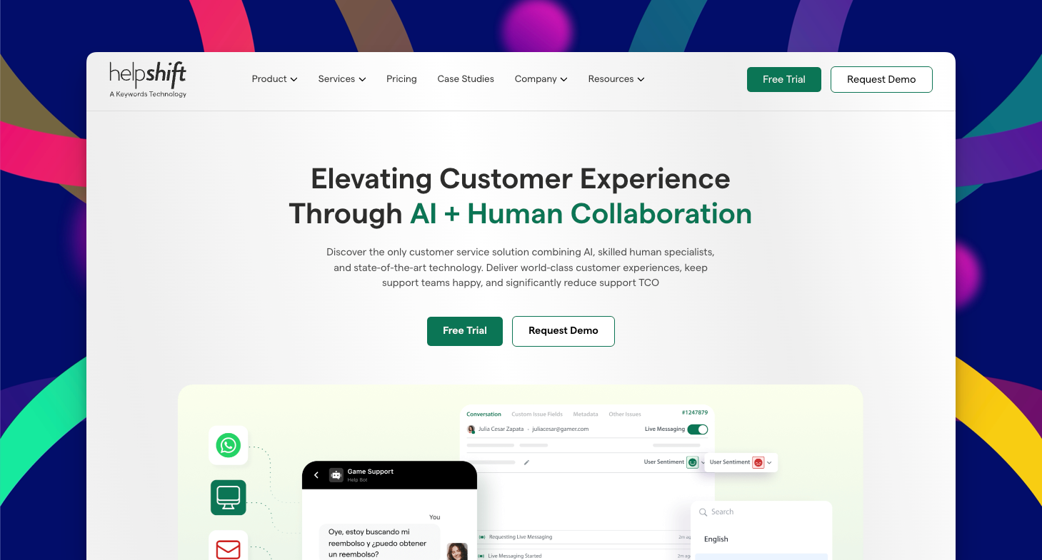 Los 7 mejores programas de chat en vivo para banca en el año 4 AI-powered customer support platform with live messaging, chatbots, and collaboration tools to enhance customer experience and reduce support costs.