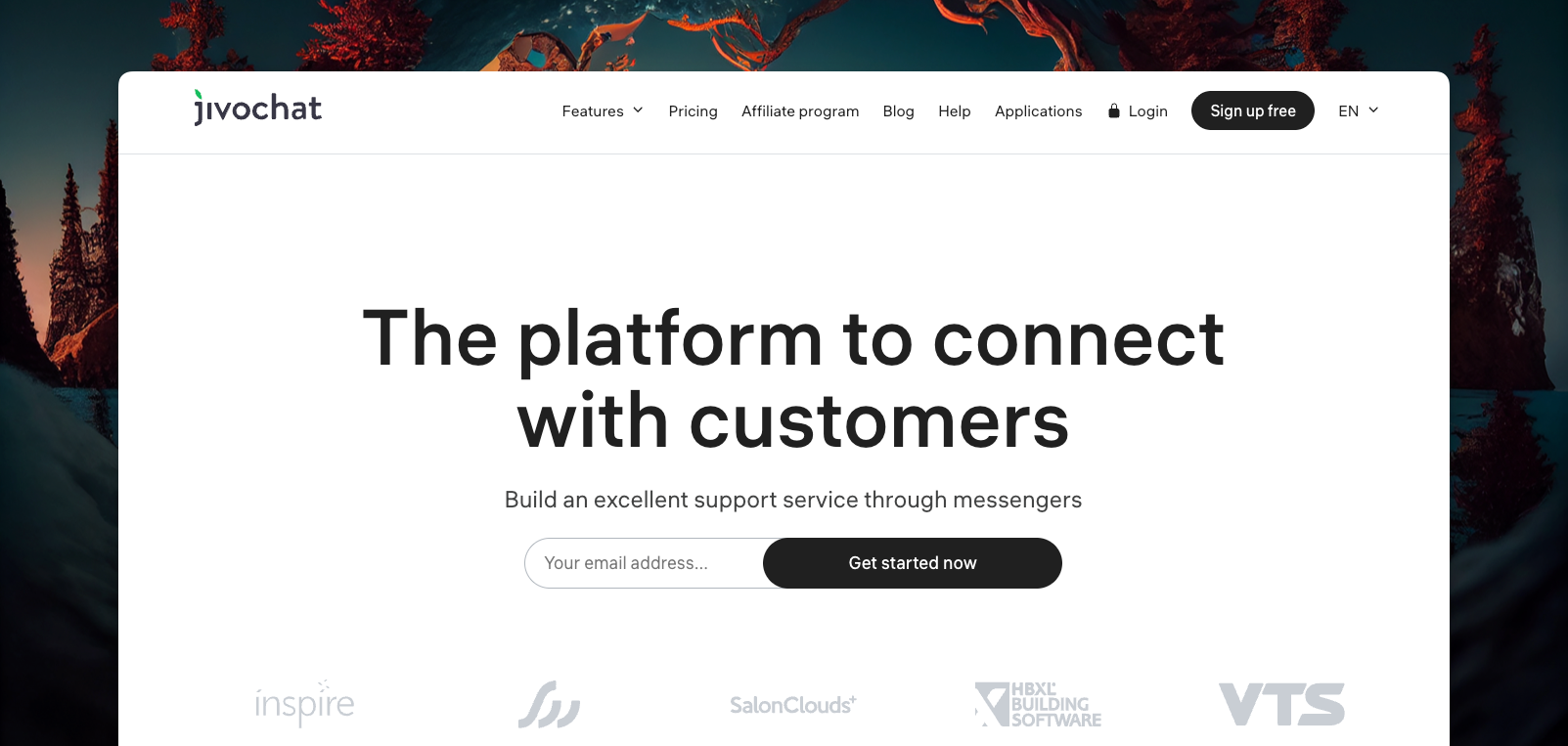 Los 10 mejores programas de chat en vivo para comercio electrónico en el año 6 Jivochat customer support chatbot platform for website live chat solutions, enhancing customer engagement and service efficiency.