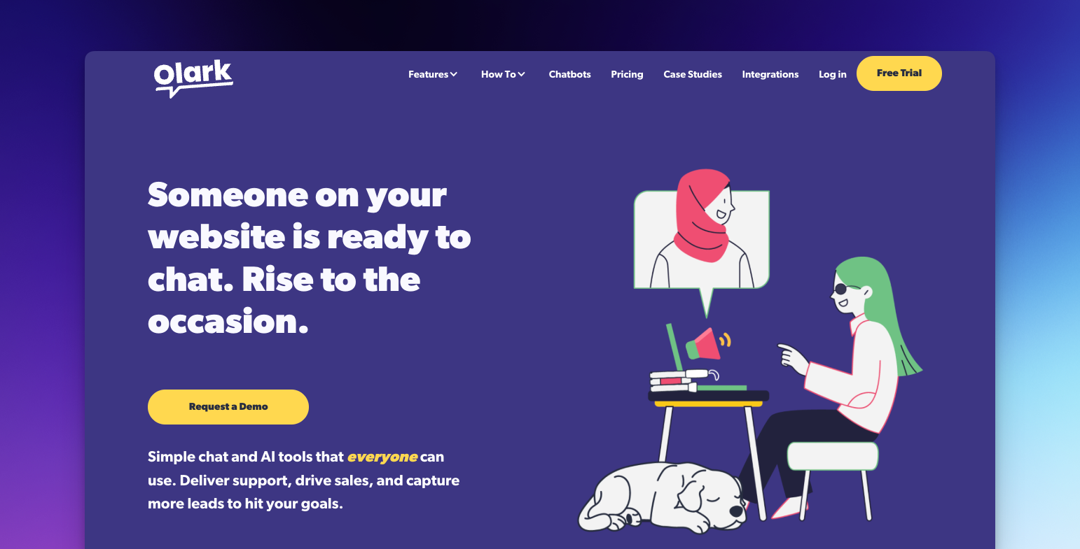 Olark website