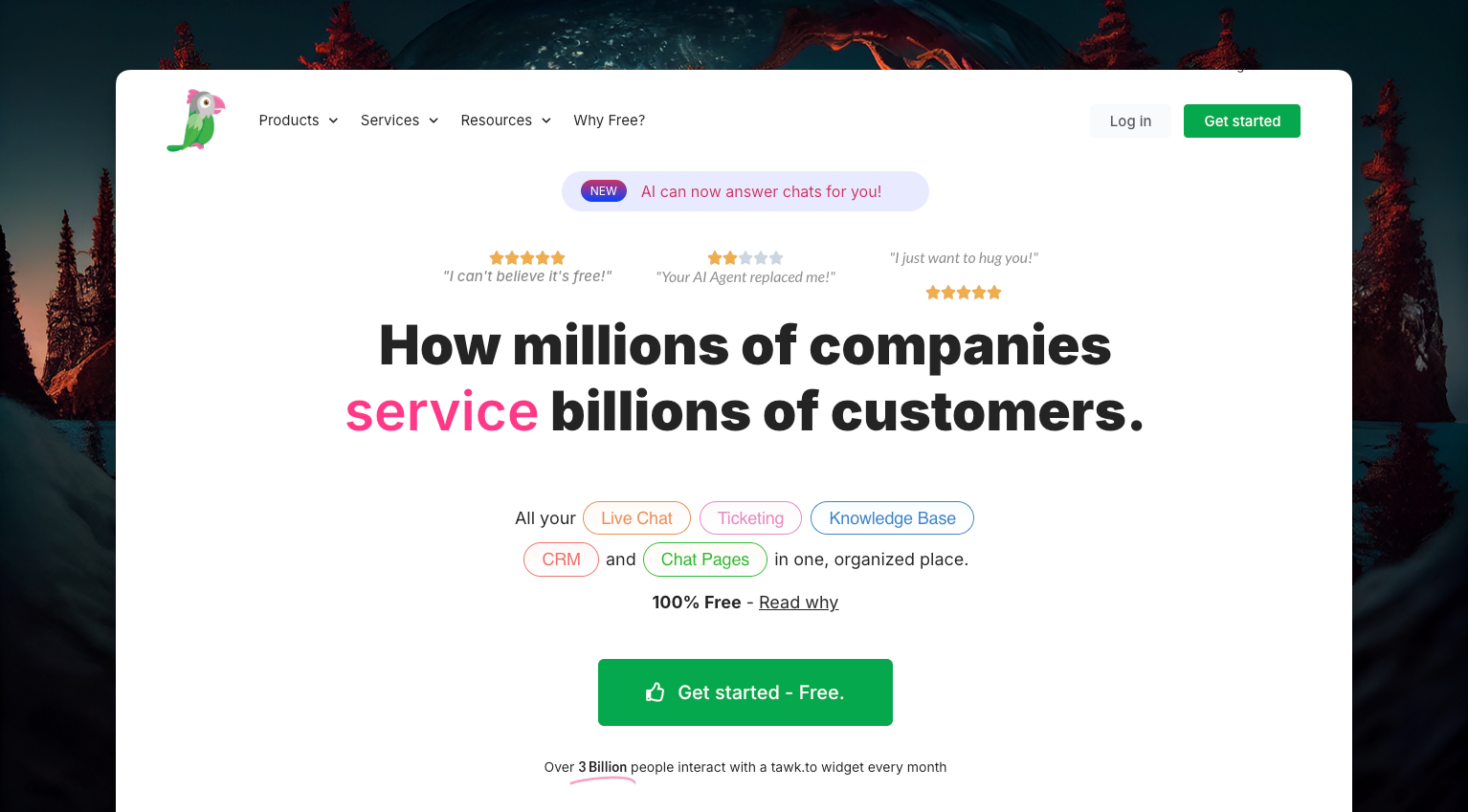 Los 10 mejores programas de chat en vivo para comercio electrónico en el año 5 AI-powered customer service platform, ThriveDesk, offers live chat, ticketing, knowledge base, CRM, and chat pages to enhance customer interactions and streamline support processes.