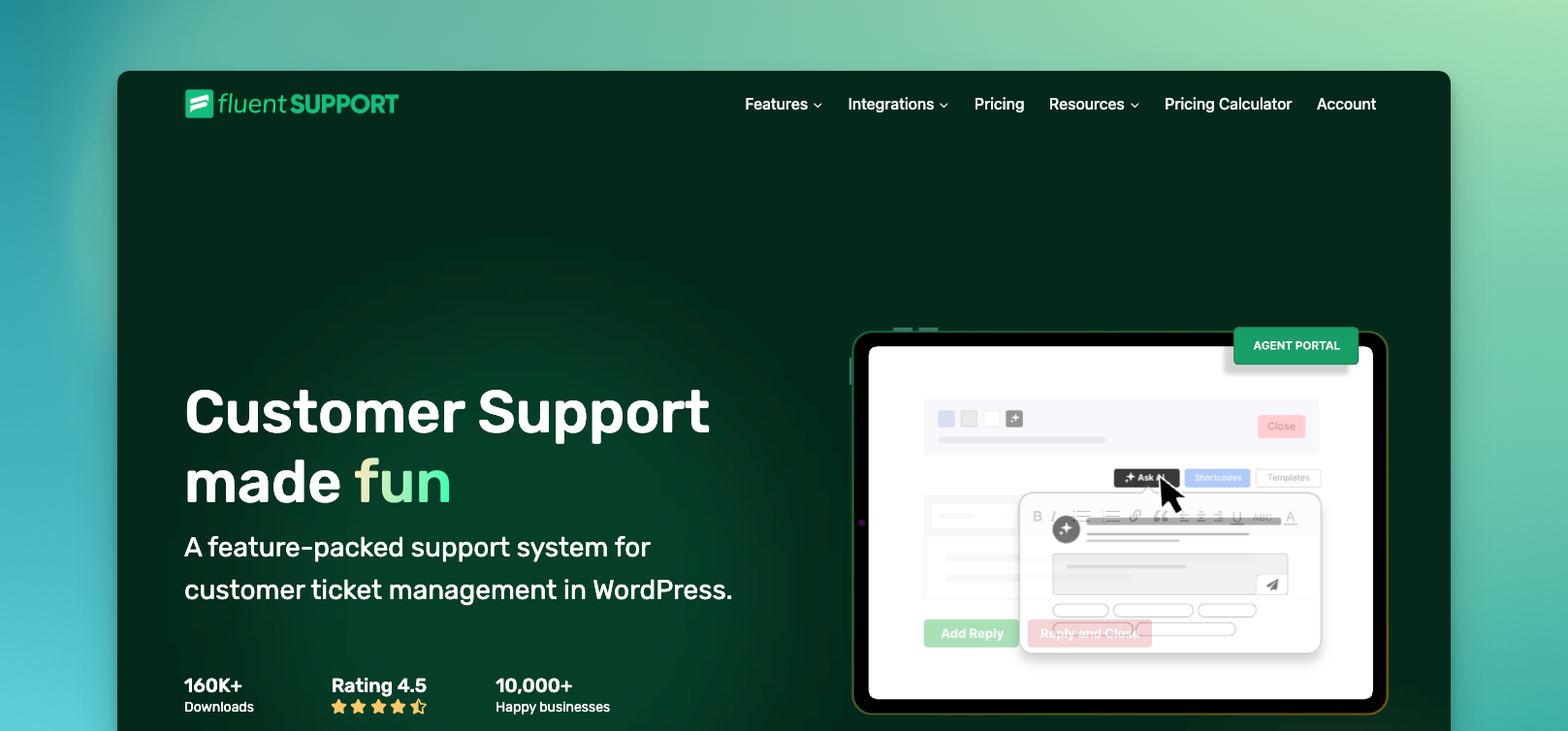 Fluent Support Website