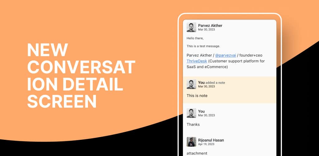 Introducing iOS App v2.0 2 ios conversation details - ThriveDesk