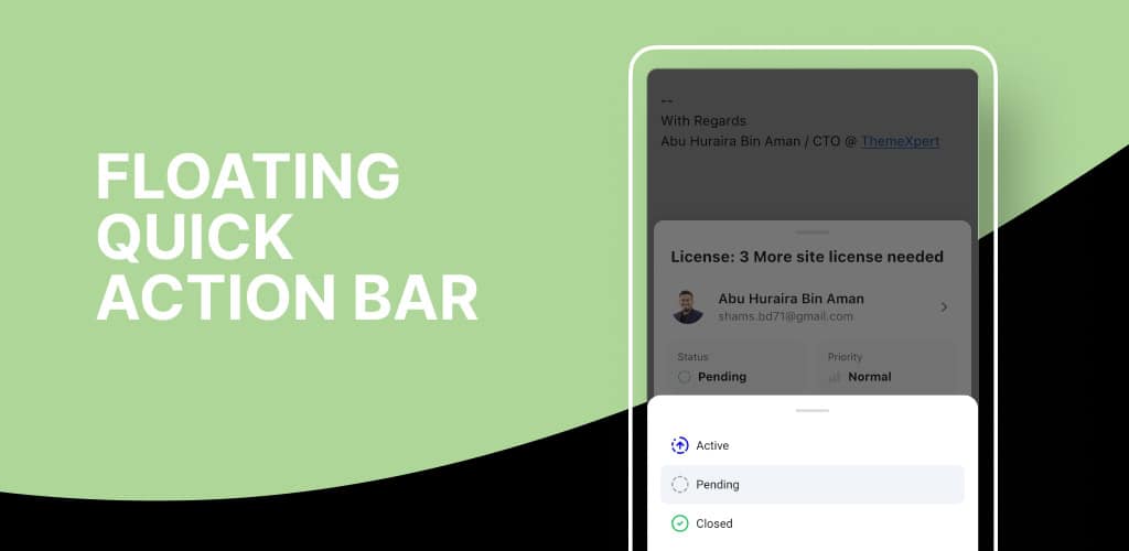 Introducing iOS App v2.0 3 ios quick action - ThriveDesk