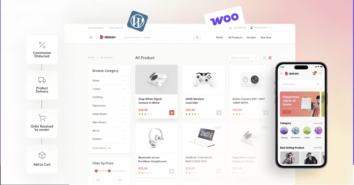 How to Create a Multivendor Marketplace with Dokan 5 install dokan