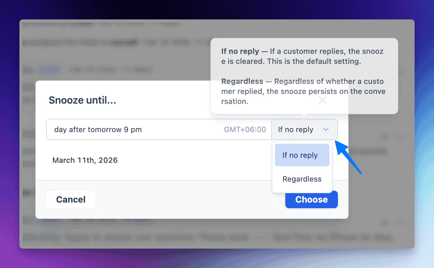 Snooze Conversations — Clear Your Inbox, Miss Nothing 3 imagen 1 - ThriveDesk