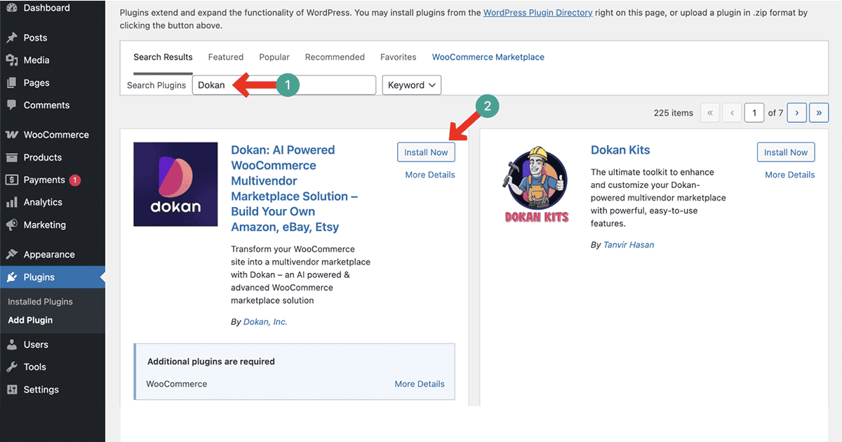 How to Create a Multivendor Marketplace with Dokan 6 search dokan