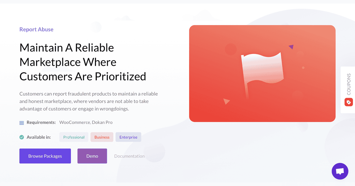 How to Create a Multivendor Marketplace with Dokan 34 report abuse module of dokan